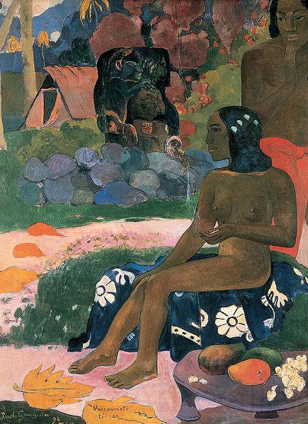 Paul Gauguin Her name is Varumati Germany oil painting art